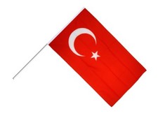 Stockflagge stockfahne türkei - stockfahne,