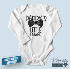 Body Baby Babybody Baby-body Daddys little Man Junge Newborn Geburt Vatertag