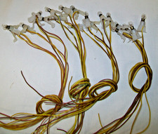 FALLER Spur H0 - BASTLER-Konvolut v. 20 Hausbeleuchtungssockel mit Glühbirne !!