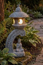 Solar Gartenleuchte Pagode 60