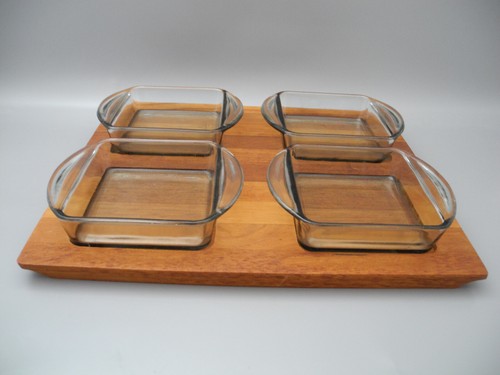 Schalen auf holztablett dip - 4,