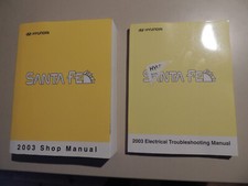 Werkstatthandbuch Service repair manual Hyundai Santa Fe Benziner Diesel 2003