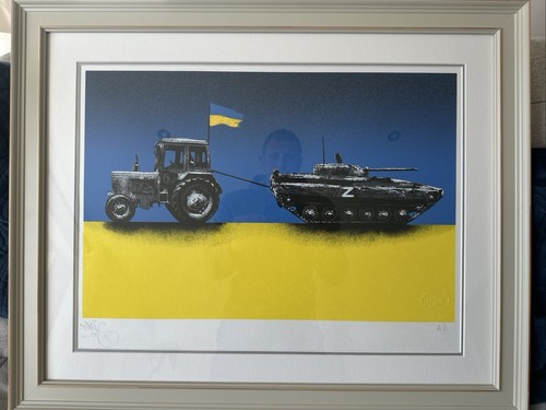 Gerahmtes gemälde ukraine - gerahmtes,