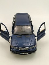 BMW  X5 - Welly Auto Club - Modellauto Blau Höhe 10cm Sammlung