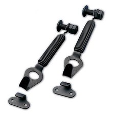 Edelstahl-Haubenhalter mit Feder, Schwarz, Haubenverschluss,Rallye, Racing