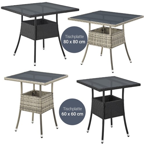 Gartentisch eckig tisch - gartentisch,