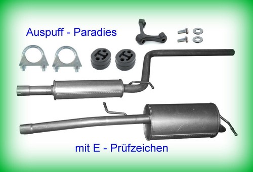 Abgasanlage für caddy - abgasanlage, maxi