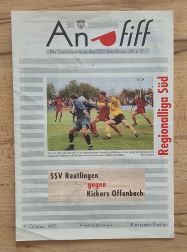 Fußball-Programmheft