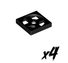 4x LEGO 3680 • Drehscheibe
