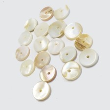 Perlen aus Muscheln Scheiben