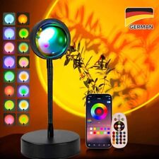 Sonnenuntergang Lampe USB LED Nachtlicht Regenbogen Projektor 16 Farben Sunset