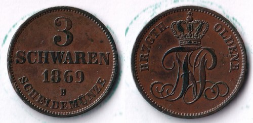 Münze oldenburg schwaren - münze,,