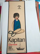 Plakat Kapitan 1964 Hanna Bodnar Polnisches Filmplakat Movie Top! 