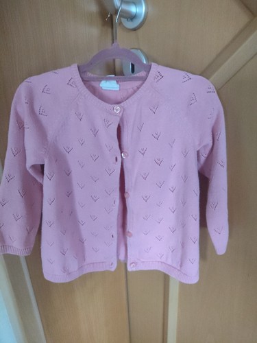 Rosa strickjacke mit - rosa,