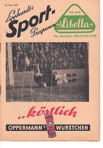 Fussball programmheft 59 - , 58/59