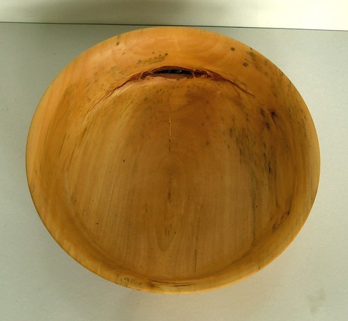 Holzschale gedrechselt aus