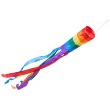 CIM Windsack 150 Rainbow wetterfest Ø16cm x 150cm Windsack Garten Deko