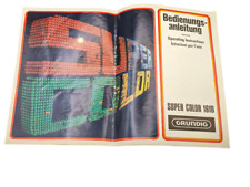 Grundig SUPER COLOR 1610 TV