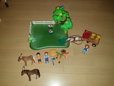 Playmobil 5457 Jubiläums Kompakt Set Ponykoppel + Pony kutsche Pferde Reiten Top