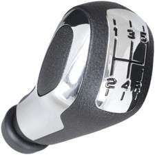 SCHALTKNAUF SCHWARZ + CHROM 5 GÄNGE FÜR CITROEN C3 C4 C5 XSARA