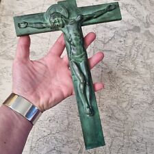 Großes Bronze Kreuz Patina