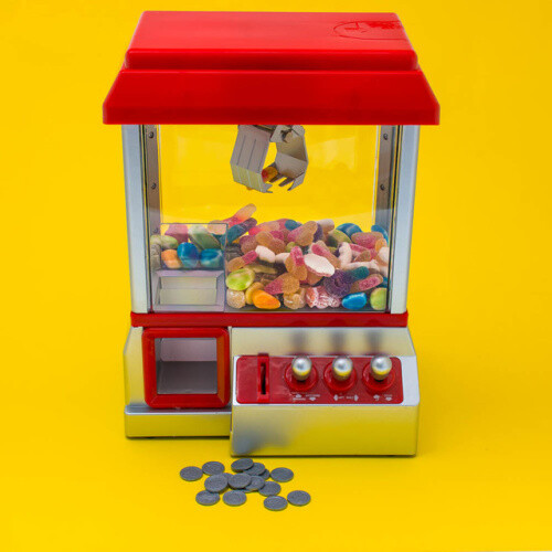 Candy grabber automat mit - grabber,