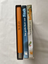3x TEUBNER das große Buch vom WILD / FISCH / GEFLÜGEL - wie neu !