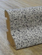Fußleisten Sockelleisten Leisten MDF Granit Optik        2 St. 130 cm 22x40 mm