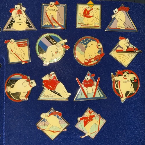 Coca cola pin sammlung - coca-cola, pin-sammlung