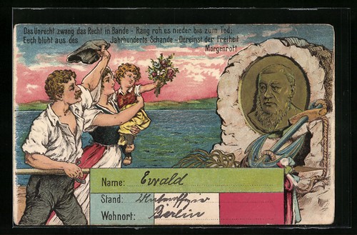 Künstler arthur thiele - künstler-ak,
