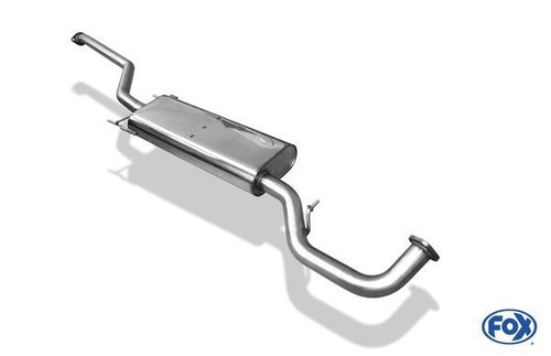 Fox edelstahl sportauspuff - edelstahl,