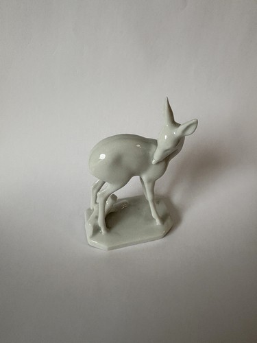 Porzellanfigur junges reh - porzellanfigur,, reh,