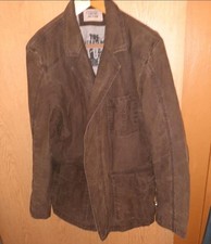 Herren Feincord Jacke  braun