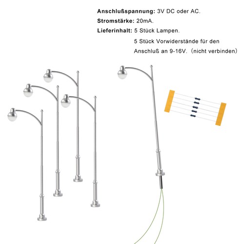 Stück straßenlaternen - us,