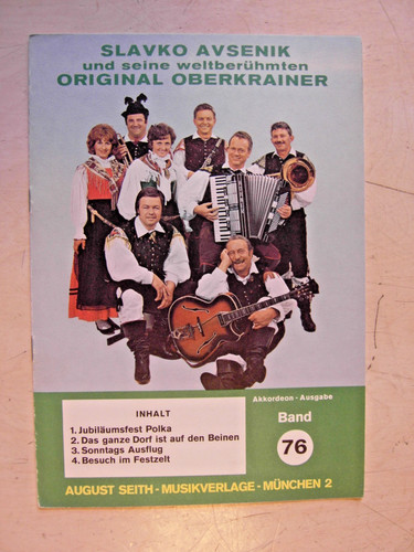 Akkordeonnoten slavko avsenik - slavko,