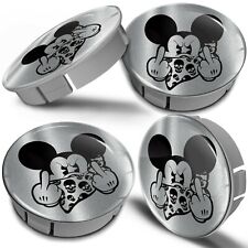 60mm / 55mm Universal Nabenkappen Felgendeckel Nabendeckel Silver Schwarz