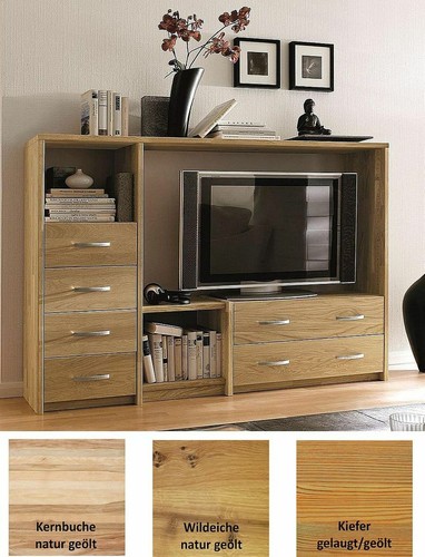 Massivholz lowboard geölt - massivholz, tv-lowboard