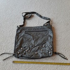 Shopper Beutel Handtasche Silber 