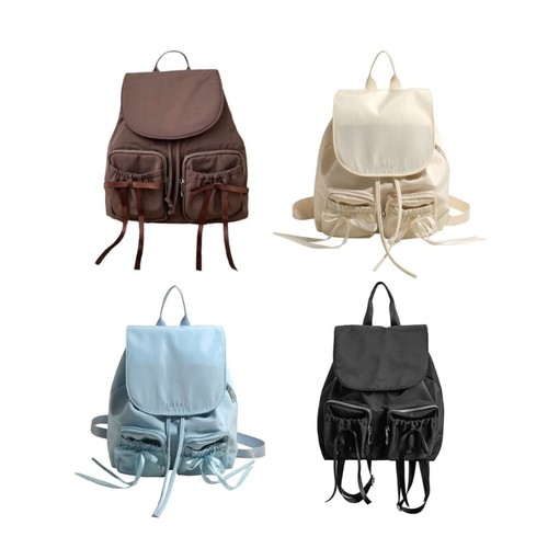 Double pocket backpack - pocket,