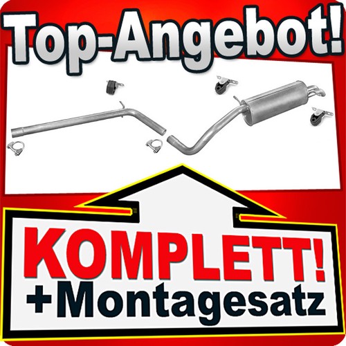 Auspuff für skoda fabia 9 - skoda, 1.9