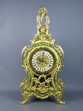 Tischpendeluhr Rococo Boulle Mechanisch Vergoldet Vintage
