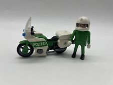 Playmobil 3983 Polizei Motorrad Polizei Streife mit Polizist Figur