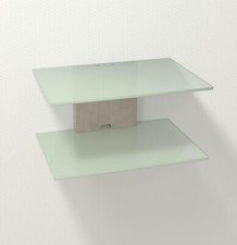 Wandregal 2 x  Mattglas - 38mm