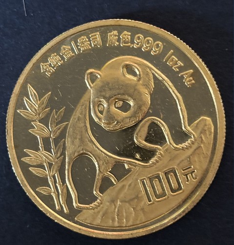 Unze 999 gold china - china, panda
