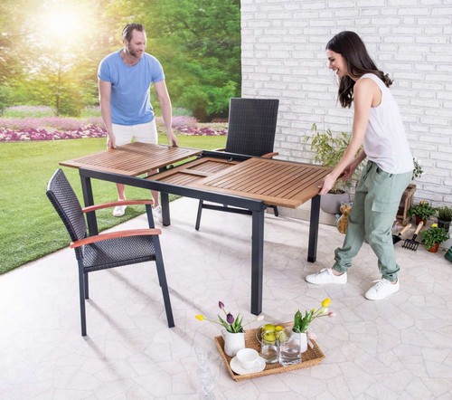 Gartentisch ausziehbar aus
