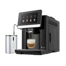 Acopino Kaffeevollautomat Barletta rot – Espressomaschine mit Milchsystem black