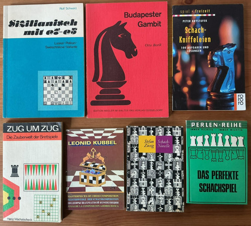 Konvolut 7x schachbücher - konvolut,