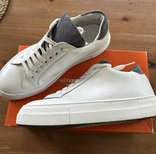 British Passport Damen Sneaker Gr. 41 Weiß Grau Leder