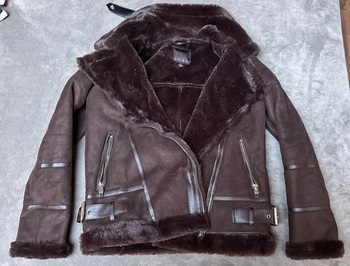 Schöne kunstfell jacke - kunstfell,