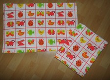 Graziela Tiere Kinder Bettwäsche vintage 70er 80er fabric bedding 70s animals